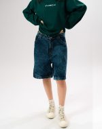 Blue Denim Jorts - Image 2