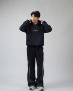 Water Navy Blue Hoodie