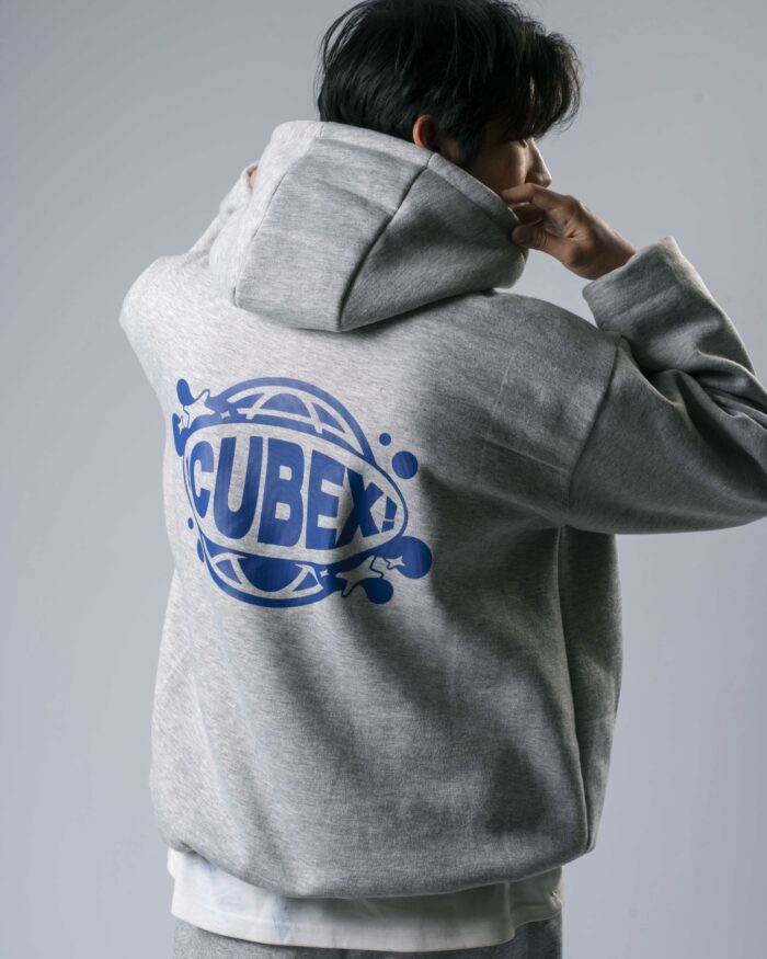 Grey Globe Hoodie - Image 2